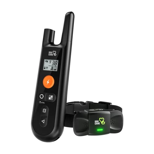 Dog Training Collar - Rechargeable Dog Shock Collar with Beep, Vibration and Shock Training Modes, Rainproof, Long...