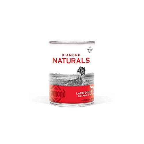 Diamond Naturals Real Meat Recipe Premium Canned Wet Pate Dog Food with Real Lamb Quality Protein and Superfoods for...