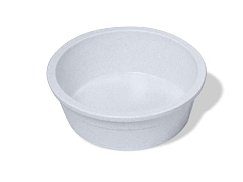 Van Ness Pets Crock Style Heavyweight Jumbo Bowl, 106 OZ Food/Water Dish, Greystone