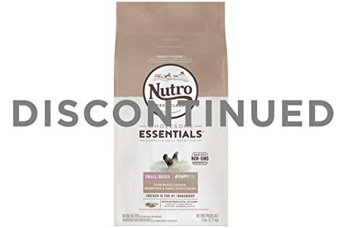 NUTRO WHOLESOME ESSENTIALS Small Breed Puppy Natural Dry Dog Food Farm-Raised Chicken, Brown Rice & Sweet Potato Recipe...