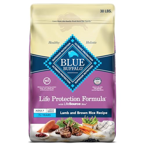 Blue Buffalo Life Protection Formula Large Breed Adult Dry Dog Food, Promotes Joint Health and Lean Muscles, Made with...