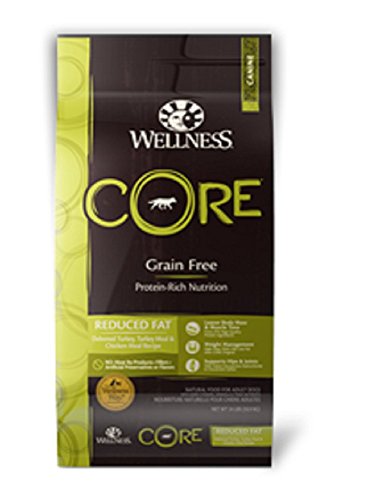 Wellness CORE Natural Grain Free Reduced Fat Dry Dog Food, 24 lbs.