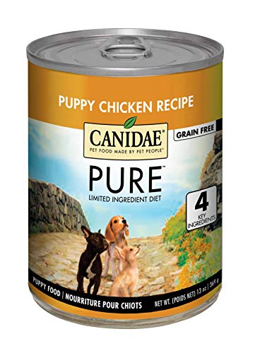 Canidae PURE Limited Ingredient Premium Puppy Wet Dog Food, Chicken Recipe, 13 Ounce (Pack of 12), Grain Free