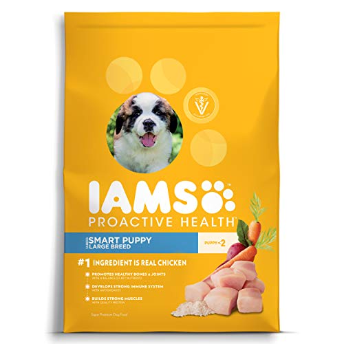 DISCONTINUED BY MANUFACTURER: Iams ProActive Health Smart Puppy Large Breed Premium Dry Dog Food, 38.5-Pound