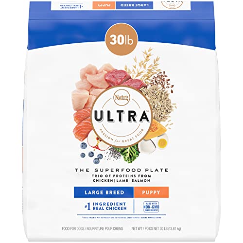 NUTRO ULTRA Large Breed Puppy High Protein Natural Dry Dog Food with a Trio of Proteins from Chicken, Lamb and Salmon,...