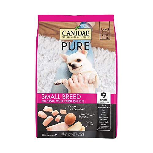 Canidae PURE Limited Ingredient Premium Small Breed Dry Dog Food, Chicken, Potato and Whole Egg Recipe, 4 Pounds, Grain...