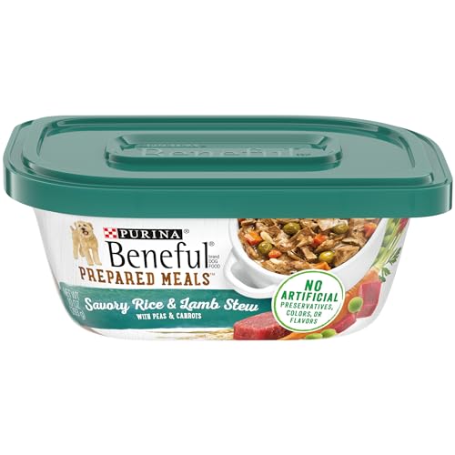 Purina Beneful Prepared Meals Lamb & Rice Stew - (8) 10 oz. Tubs