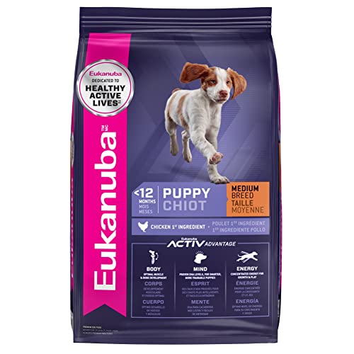 Eukanuba Puppy Medium Breed Dry Dog Food, 33 lb