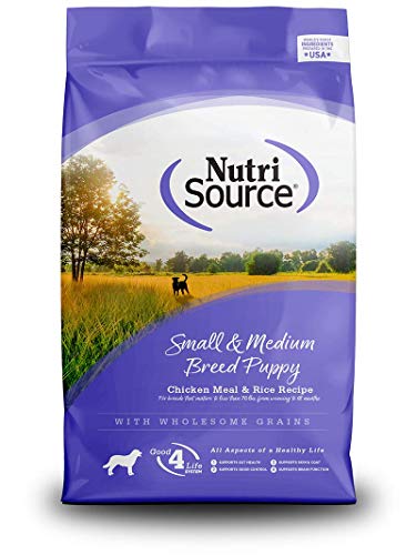 Nutrisource, Dry Dog Food, Small Breed Puppy Chicken & Rice Formula, 18 Lb