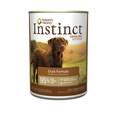 Nature'S Variety Instinct Grain Free Duck Formula Natural Wet Canned Dog Food By, 13.2 Oz. Cans (Case Of 12)