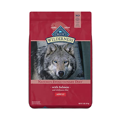 Blue Buffalo Wilderness High Protein, Natural Adult Dry Dog Food, Salmon 11-lb