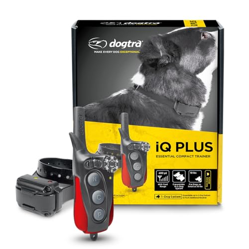 Dogtra iQ Plus Rechargeable Waterproof 400-Yard Remote Dog Training E-Collar