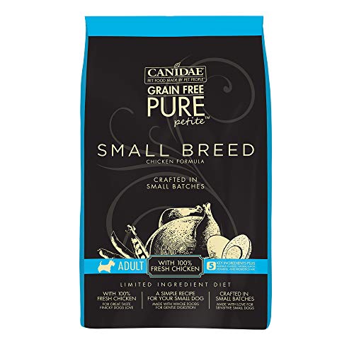 Canidae Grain Free Pure Petite Small Breed Adult Dog Dry Formula With Fresh Chicken, 3 Lbs