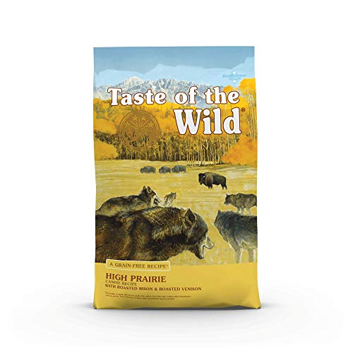 Taste of the Wild High Prairie Canine Grain-Free Recipe with Roasted Bison and Venison Adult Dry Dog Food, Made with...