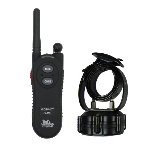 DT Systems IDT-Plus Micro Dog Trainer Collar Receiver and Transmitter, Black, X-Small (10 Lbs Or Less) (IDT Plus)