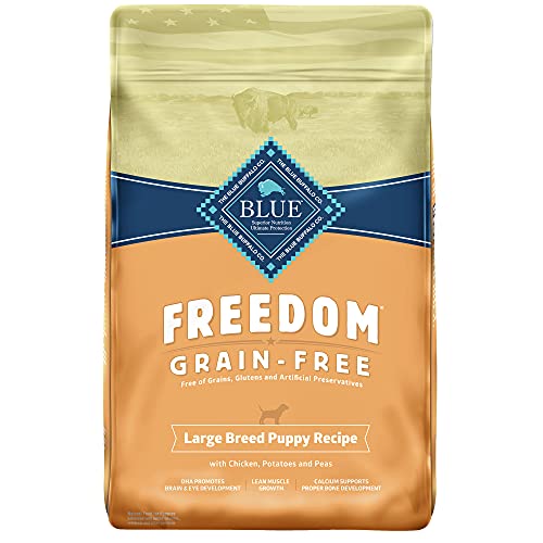 Blue Buffalo Freedom Grain Free Natural Puppy Large Breed Dry Dog Food, Chicken 24-lb