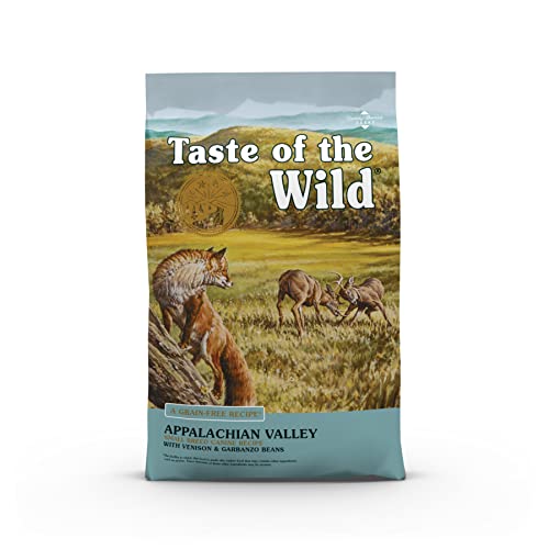 Taste of the Wild Grain Free High Protein Real Meat Recipe Appalachian Valley Premium Dry Dog Food, 28 lb.