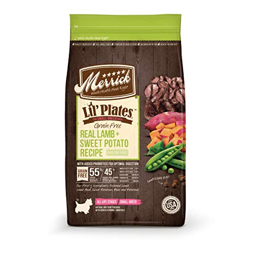 Merrick Lil' Plates Grain Free Small Breed Dry Dog Food Real Lamb + Sweet Potato Recipe - 12.0 lb Bag