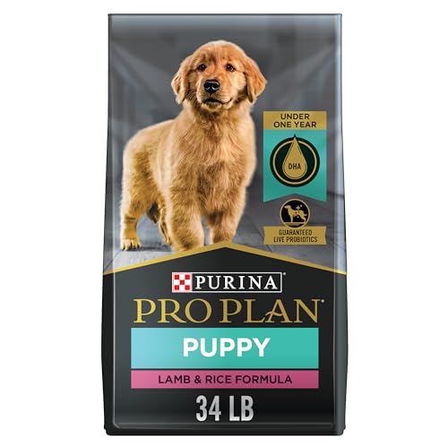 Purina Pro Plan High Protein Puppy Food DHA Lamb & Rice Formula - 34 lb. Bag