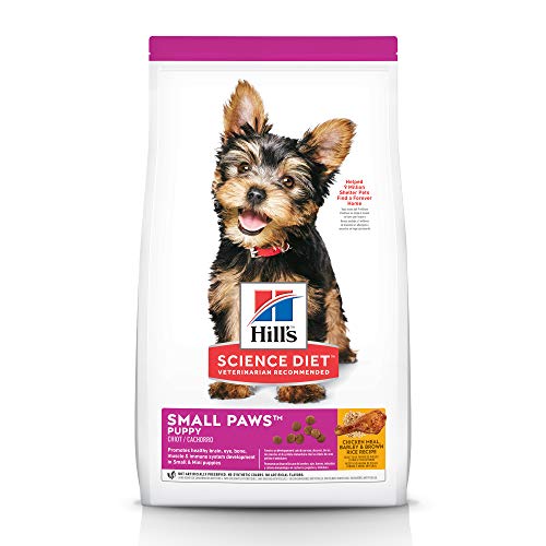 Hill's Science Diet Dry Dog Food, Puppy, Small Paws, Chicken Meal, Barley & Brown Rice Recipe, 15.5 lb Bag