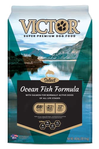 Victor Super Premium Dog Food – Select - Ocean Fish Formula – Gluten Free Dry Dog Food for All Normally Active Dogs...