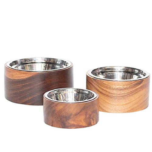 Unleashed Life Anderson Collection – Stainless Steel Pet Dog & Cat Food Bowl