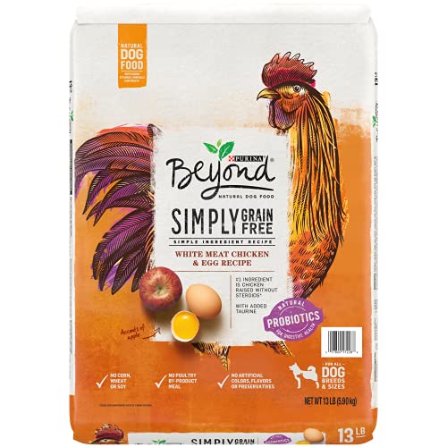 Purina Beyond Grain Free, Natural Dry Dog Food, Grain Free White Meat Chicken & Egg Recipe - 13 lb. Bag