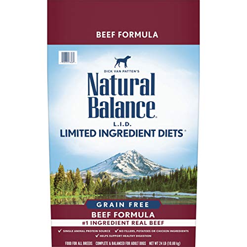 Natural Balance Limited Ingredient Diet Beef | Adult Grain-Free Dry Dog Food | 24-lb. Bag