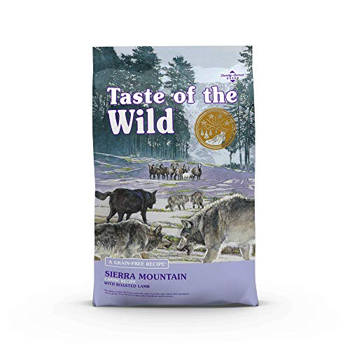Taste of the Wild Sierra Mountain Grain-Free Canine Recipe with Roasted Lamb Dry Dog Food for All Life Stages, Made with...