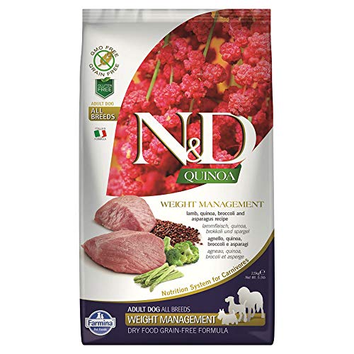 Farmina - Natural & Delicious Quinoa Weight Management Lamb Dry Dog Food, 5.5lbs