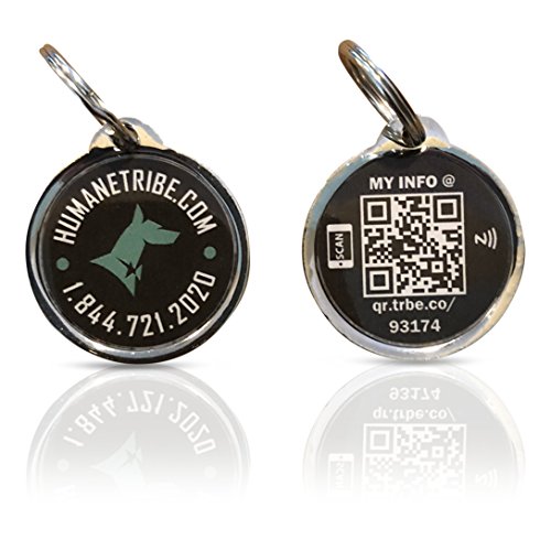 [Updated 2021] Humane Tribe Smart Pet ID Locator Tag | Real-Time Text SMS Alerts | Email Alert with Location Sharing |...