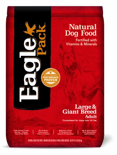 Eagle Pack Natural Pet Food, Large And Giant Breed Adult Formula For Dogs, Red, 15-Pound Bag, Red, 15-Pound Bag