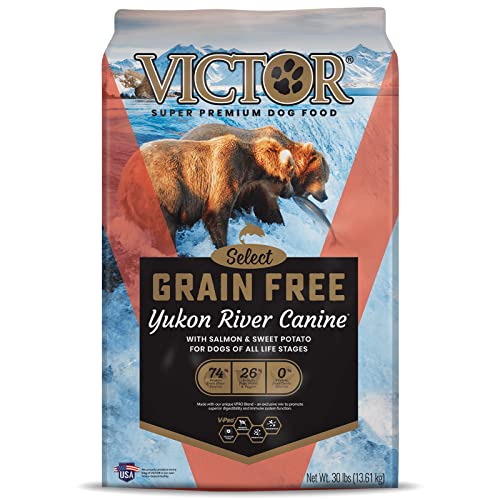 Victor Super Premium Dog Food – Grain Free Yukon River Canine – for Dogs of All Life Stages – High Protein Dry Dog...