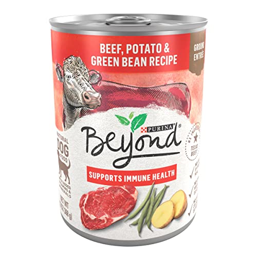 Purina Beyond Beef, Potato, and Green Bean Grain Free Wet Dog Food Natural Pate with Added Vitamins and Minerals - (Pack...