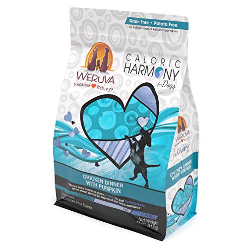 Weruva Caloric Harmony, Chicken Dinner with Pumpkin Dry Dog Food, 4Lb Resealable Bag