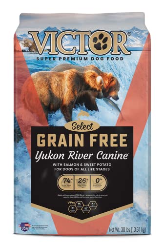 Victor Super Premium Dog Food – Grain Free Yukon River Canine – for Dogs of All Life Stages – High Protein Dry Dog...