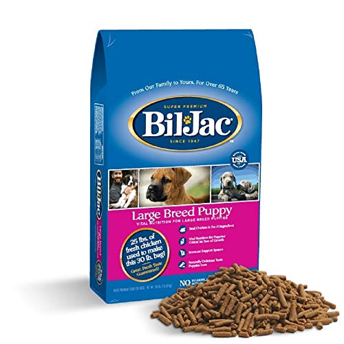 Bil-Jac Large Breed Puppy Food Formula Dry Dog Food 30lb Bag - Super Premium Since 1947