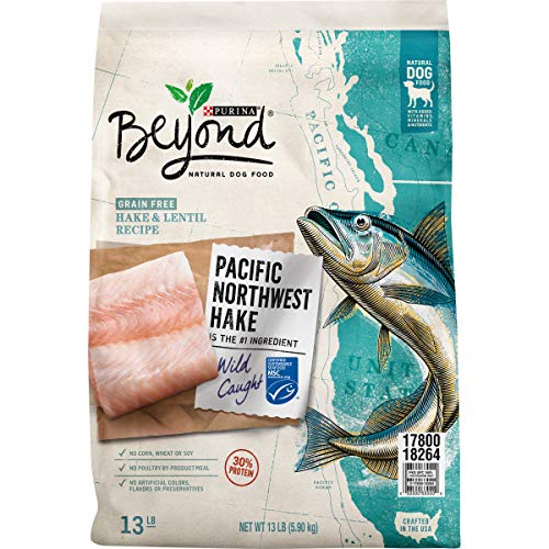 Purina Beyond Grain Free, Natural, High Protein Dry Dog Food, Pacific Northwest Hake & Lentil Recipe - 13 lb. Bag