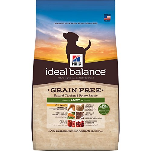 Hill'S Ideal Balance Adult Grain Free Dog Food, Natural Chicken & Potato Recipe Dry Dog Food, 21 Lb Bag