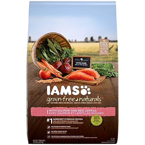Iams Grain-Free Naturals Adult With Salmon And Red Lentils Recipe Dry Dog Food 10.3 Pounds (Discontinued By...