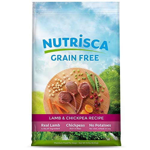 NUTRISCA Potato-Free Dry Dog Food for All Life Stages, Lamb Recipe, 15 lb.