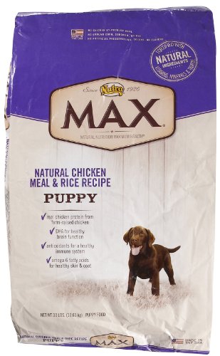 Nutro Max Puppy Food, Natural Chicken Meal And Rice 30 Lbs.