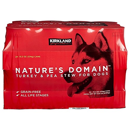 Nature's Domain Turkey & Pea Stew Dog Food, Grain Free - 24 Cans (13.2oz) + Special Bonus