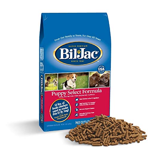 Bil-Jac Puppy Food Dry Dog Food Select Formula Small or Large Breed 15 lb Bag - Super Premium Since 1947