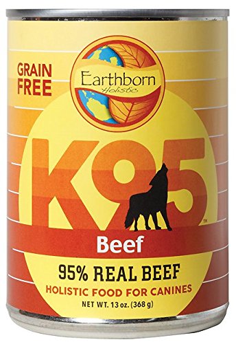 Earthborn Holistic 34846723458 K95 Beef Grain Free 95 Percent Meat Protein Canned Dog Food44; 13 oz