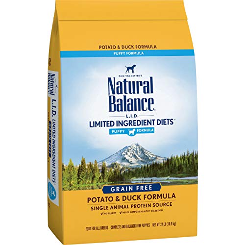 Natural Balance L.I.D. Limited Ingredient Diets Dry Puppy Food, Potato & Duck Formula, 24 Pounds (Discontinued by...