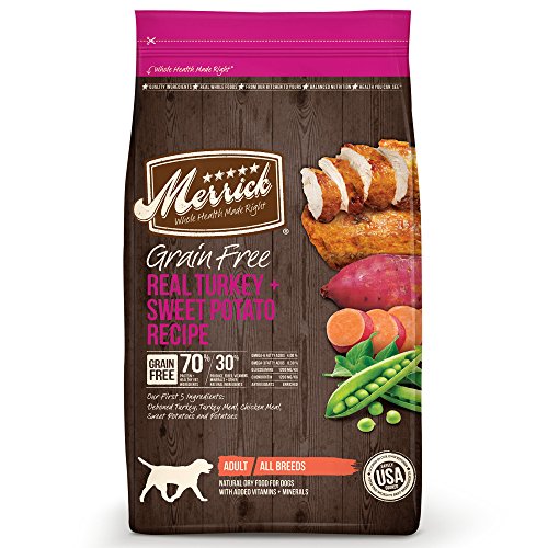 Merrick Grain Free Dry Dog Food Recipes, Turkey, 25 Pound