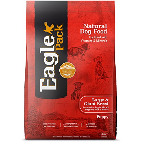 Eagle Pack Natural Dry Large Breed Puppy Food, Lamb, Chicken & Fish Recipe, 30-Pound Bag