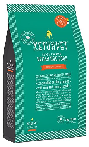 KetunPet Vegan Dog Food - Adult - 6.6 and 22 lbs (Big 22 Lbs)