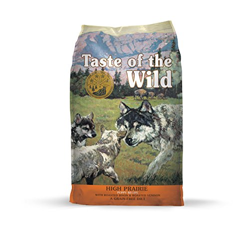 Taste of the Wild Grain Free High Protein Real Meat Recipe High Prairie Puppy Premium Dry Dog Food - (Discontinued size...